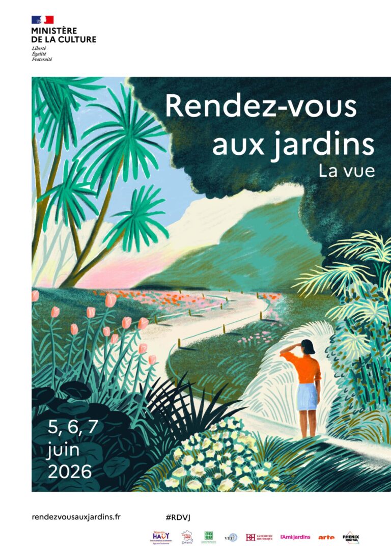 l'édition des Rendez-vous aux Jardins 2026 sur le thème de la vue.